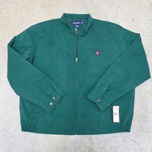 NWT VTG 90S Polo Golf Ralph Lauren Mens XXL Green Harrington Jacket Preppy